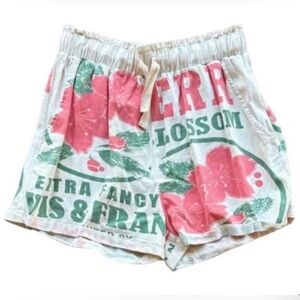Sack Style Cherry Blossom Jaded Gypsy shorts. Large/Extra Large.
